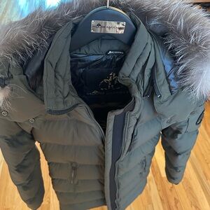 Moose Knuckles Rush Lake Fox Trim Down Parka